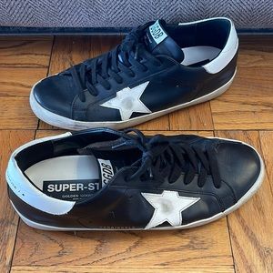 Authentic Black Super-Star Golden Goose